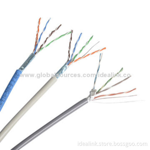 Cat5e FTP 24AWG Shield Networking Cable, Solid Bare Copper/CCA/CCS ConductorNew